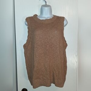 NWT J. Crew Sleeveless Knit Top, Sz XXL